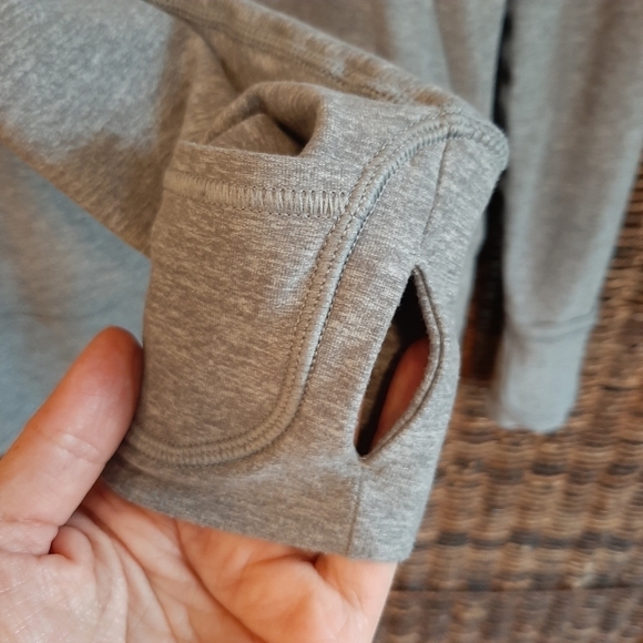 Lululemon Shirt 4 Gray Think Fast Pullover Minimalist Quarter Zip Athleisure Gym - Picture 6 of 9